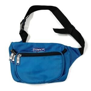 Vintage Dannon Water Blue Belt Bag Fanny Pack